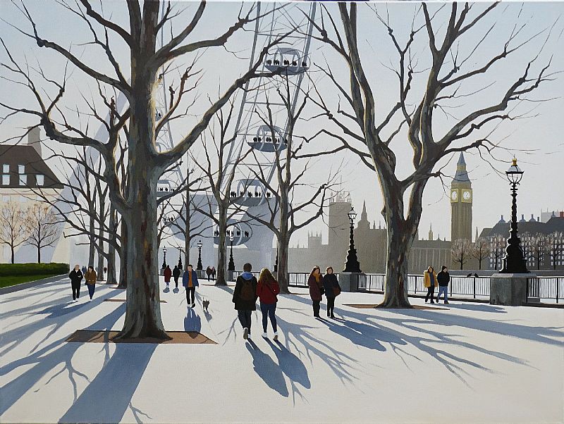 Early Afternoon, Southbank by Jo Quigley