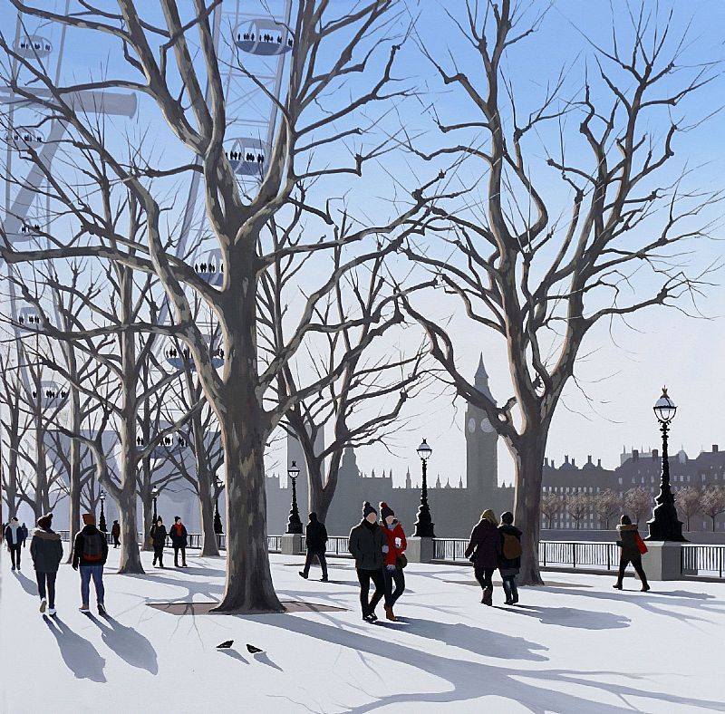 Mid Winter, South Bank by Jo Quigley