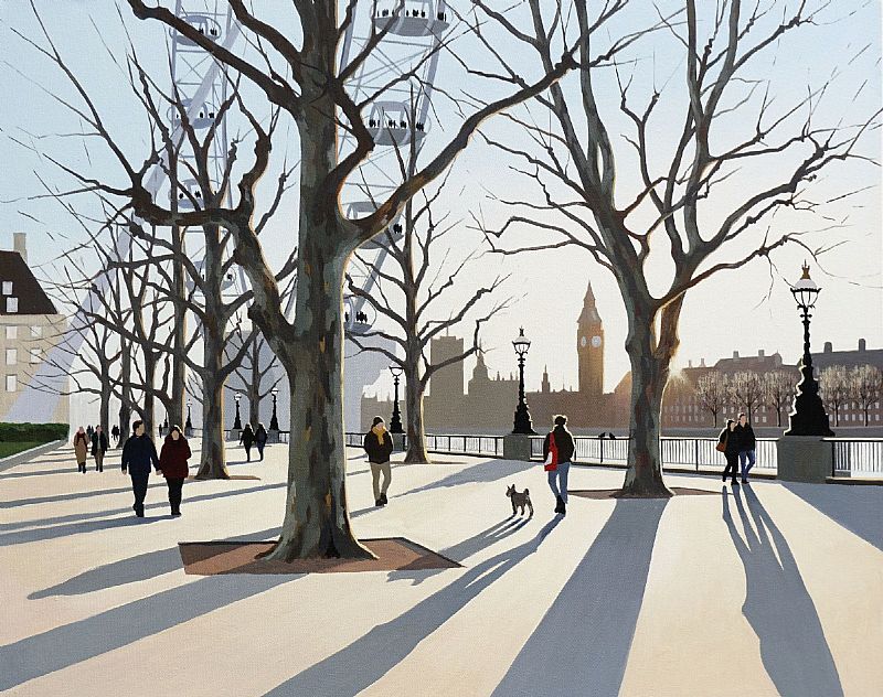 Sunset Shadows, Southbank by Jo Quigley