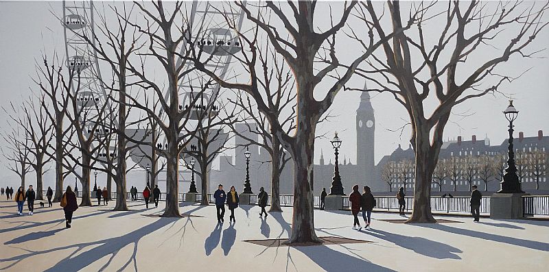 Winter Afternoon Westminster by Jo Quigley