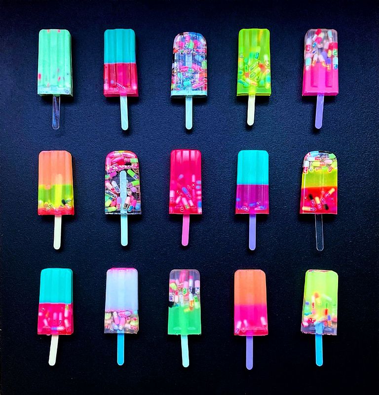 Pop-A-Pill-Sicle Noir  by Emma Gibbons