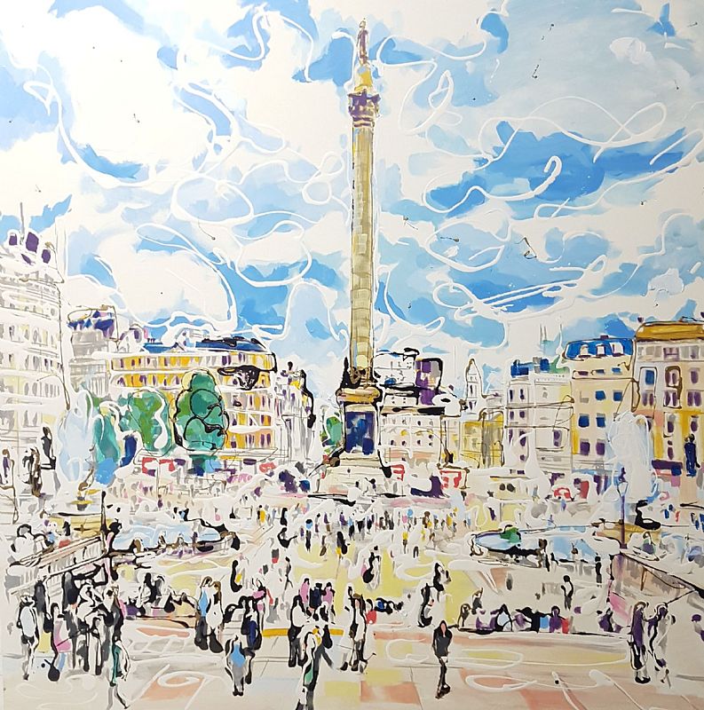 Trafalgar Square by Eduardo Romaguera