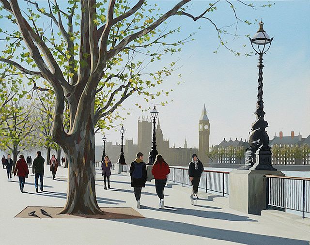 Autumn Morning, Southbank by Jo Quigley