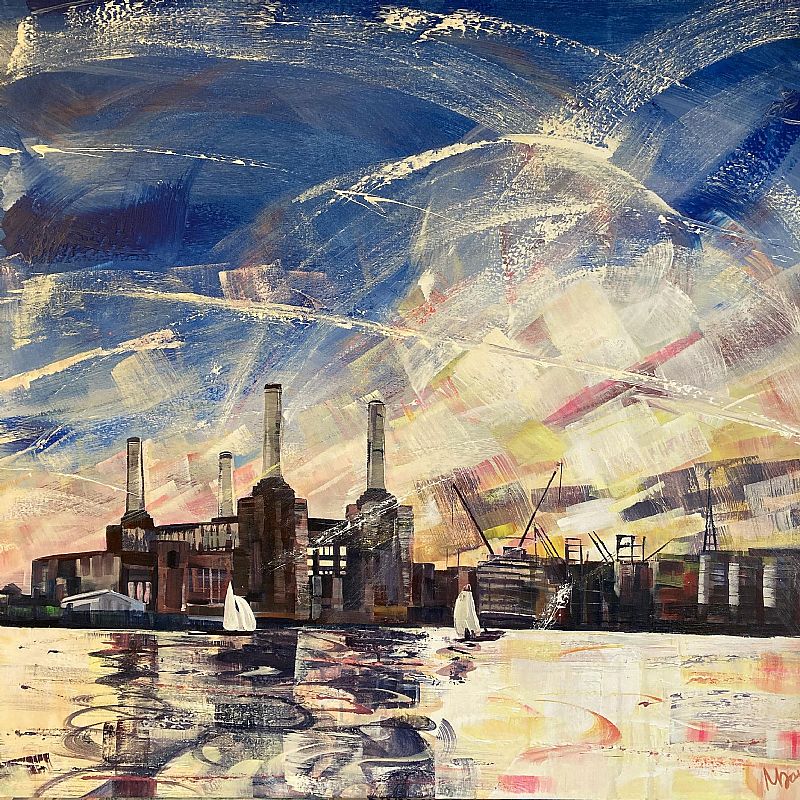 Battersea Sunset Study III by Nadia Day