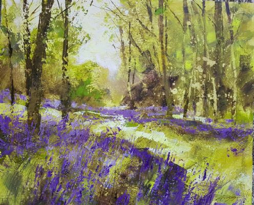 Bluebells & Spring Woods by Chris Forsey