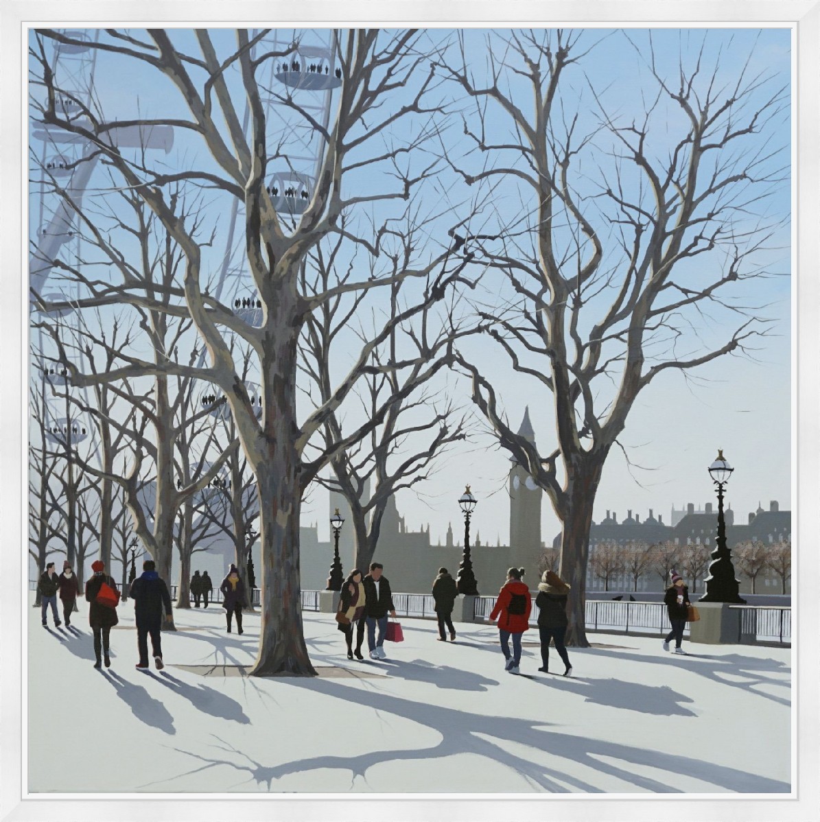 Bright Winter Morning, South Bank by Jo Quigley