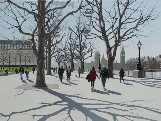 Early Spring, Southbank by Jo Quigley