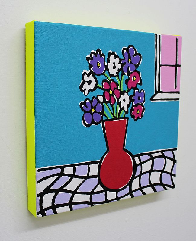 Flowers at Dusk by Rachel Tighe