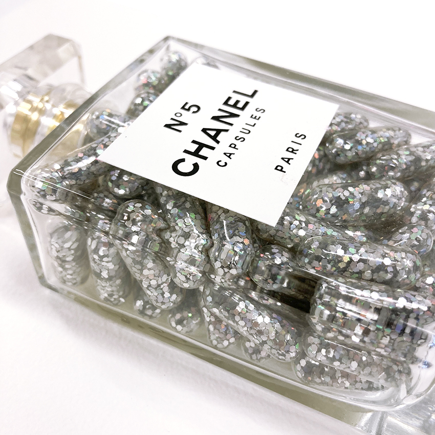 Silver Chanel no 5 by Emma Gibbons