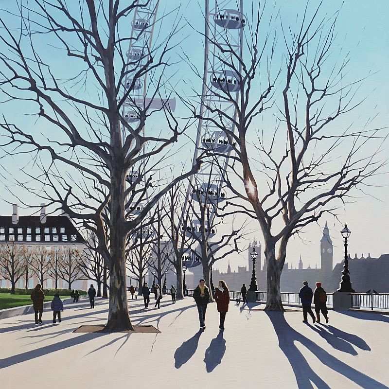January Afternoon Southbank by Jo Quigley
