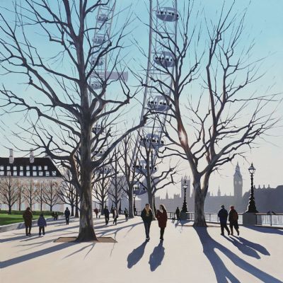 January Afternoon Southbank by Jo Quigley