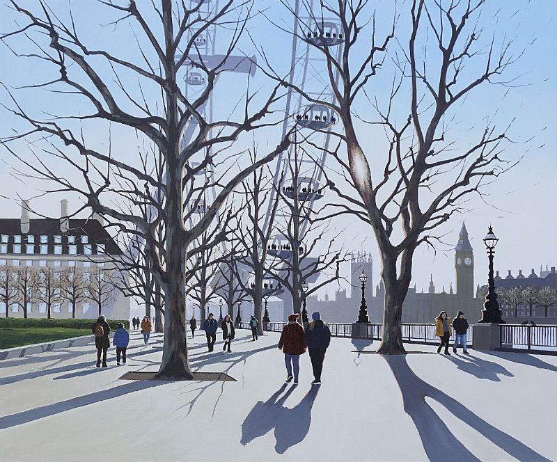 January Afternoon, Southbank II by Jo Quigley