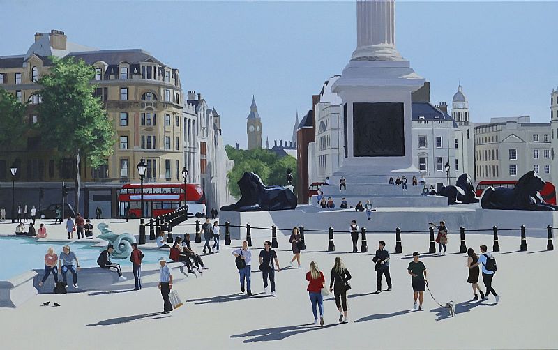 Later Summer, Trafalgar Square II by Jo Quigley