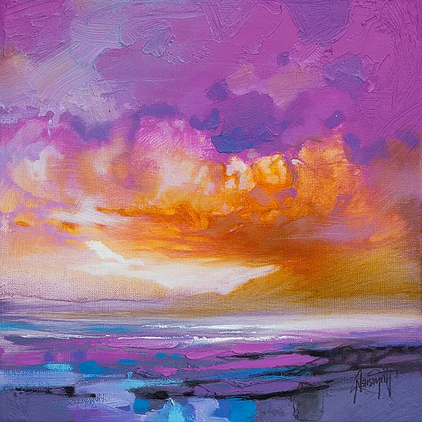 Magenta Sky Study 1 by Scott Naismith