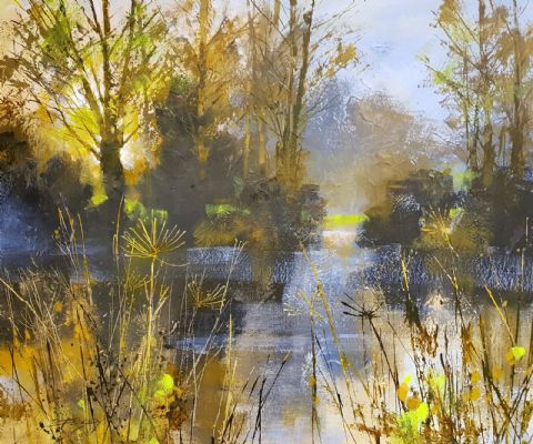 Spring Sunshine over the Lake by Chris Forsey