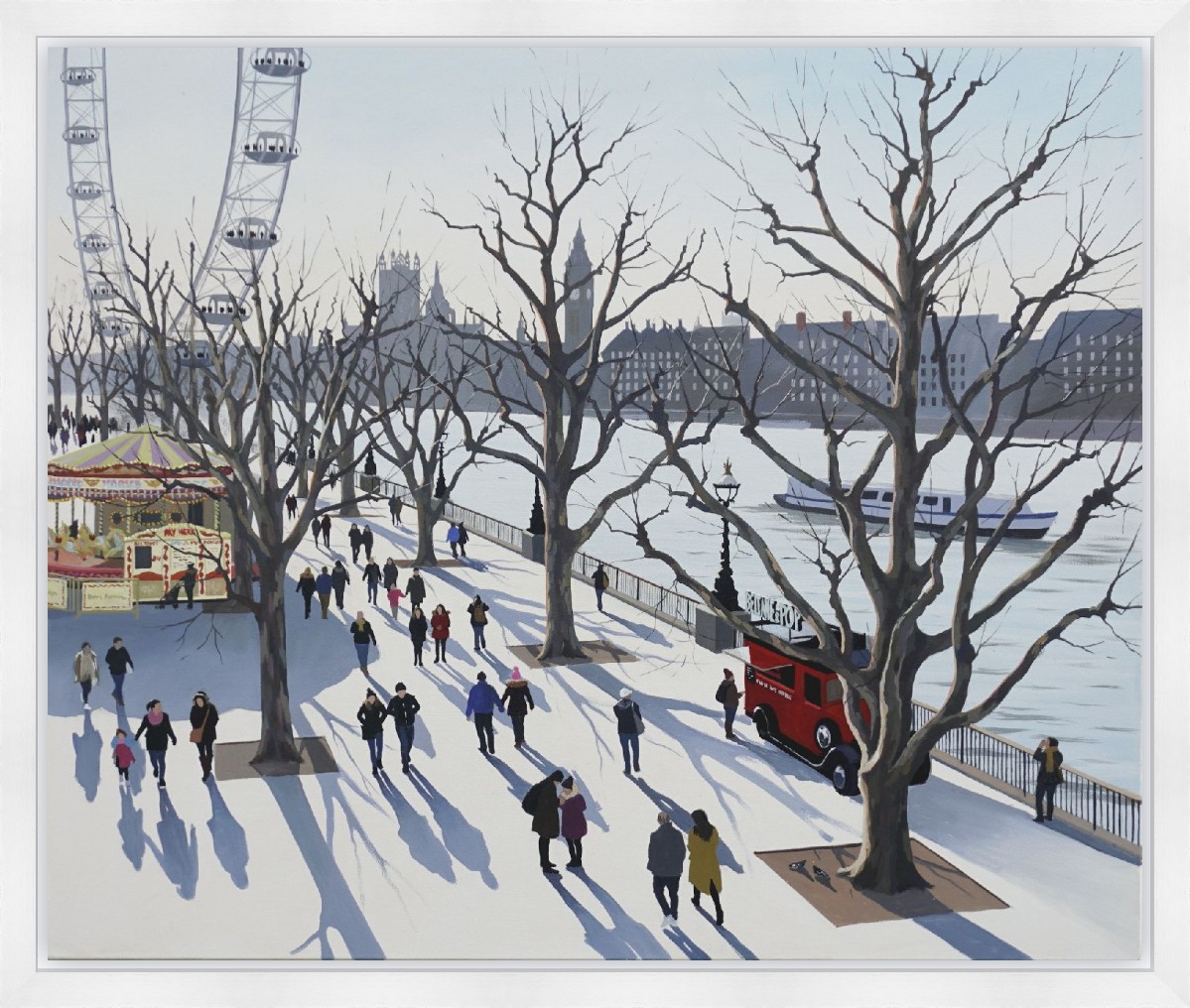 Sunday Morning on the South Bank by Jo Quigley
