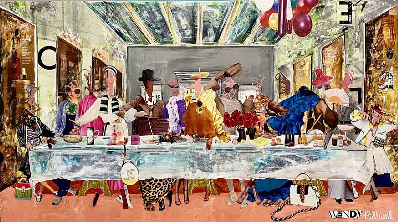 VOGUE LAST SUPPER (VOGUE FEBRUARY 2017)  by Wendy Helliwell