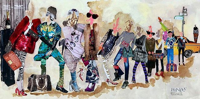 Vogue Quirky Queue November 2011 by Wendy Helliwell