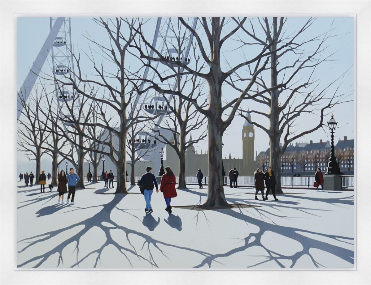 Winter Shadows Southbank by Jo Quigley