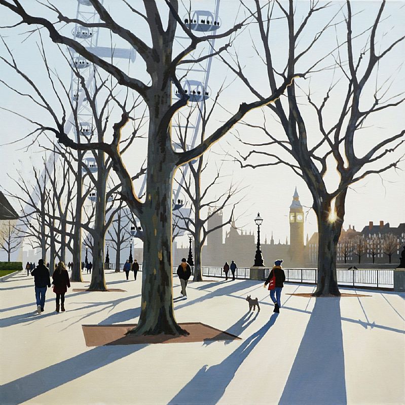 Winter Shadows, Southbank by Jo Quigley