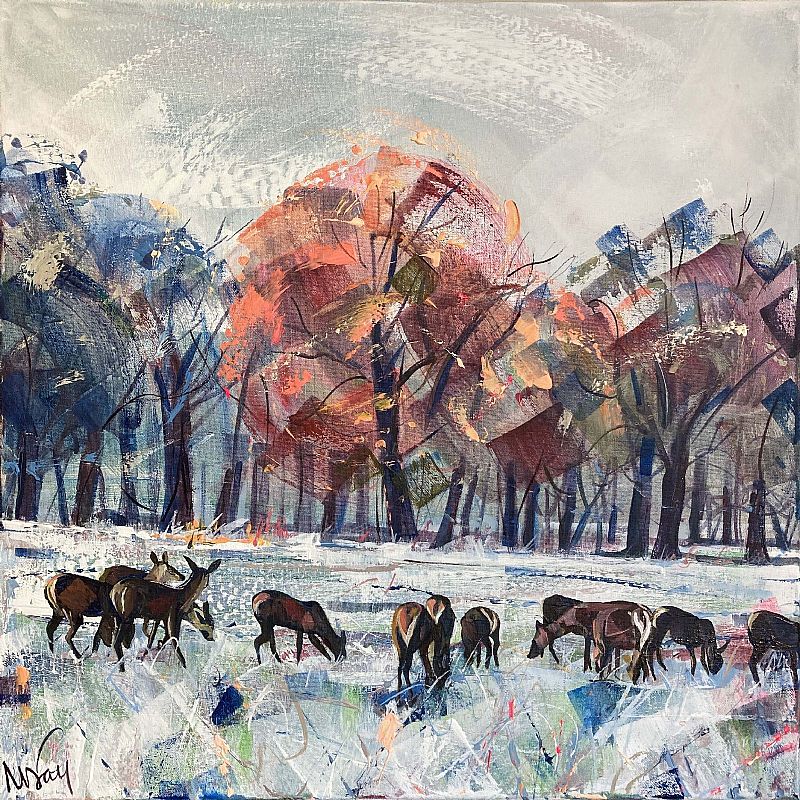 Winter's Landscape II by Nadia Day